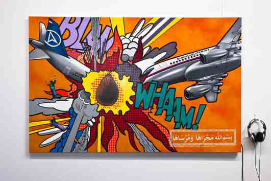 Due to a maritime mishap, the Crash Nation images arrived too late for exhibition at the Sydney Biennale - Arunas Klupsas murray4