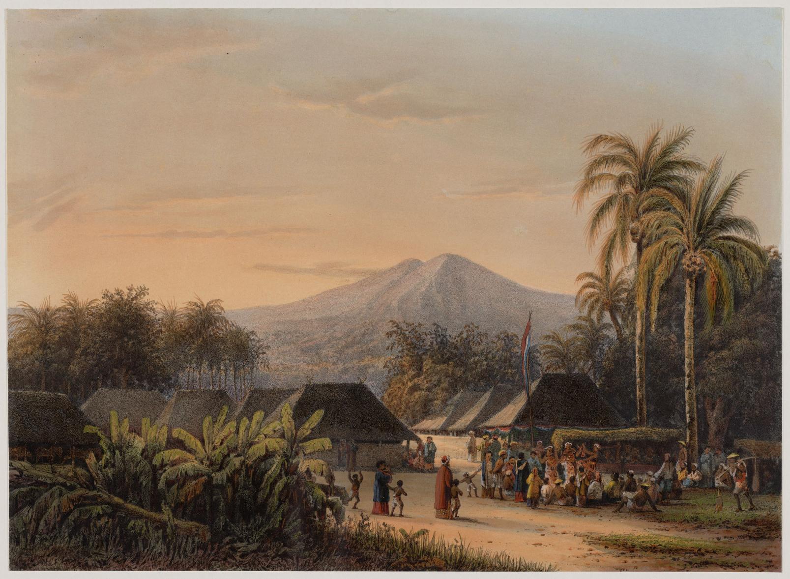 Abraham Salm, ‘Village feast in the vicinity of Ardjoeno, Surabaya residency’ - Source: KITLV digital image library, http://media-kitlv.nl